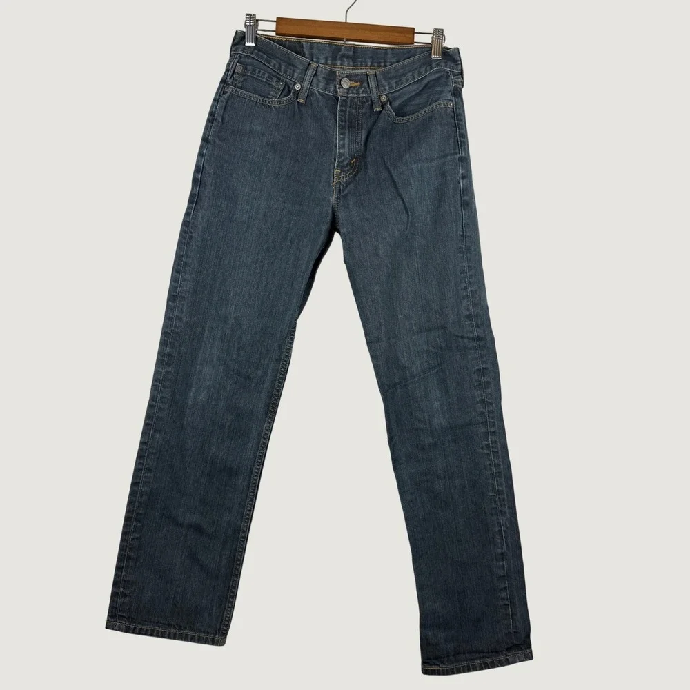 Levi 514 Straight Fit Jeans Men 32x32 (31x30) Blue Dark Americana Classic Rugged